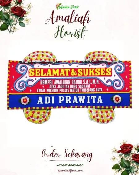 Papan Bunga Ucapan Selamat Baturaden